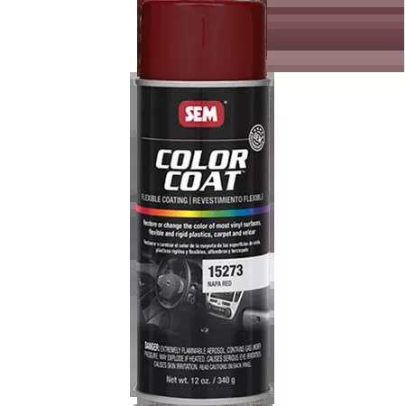 SEM 15273 – Color Coat™ Flexible Coating, Napa Red (16 oz Aerosol)