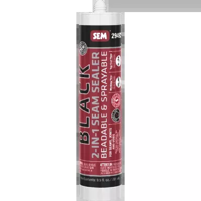 SEM 2-In-1 1K Sprayable Seam Sealer - Black 29492