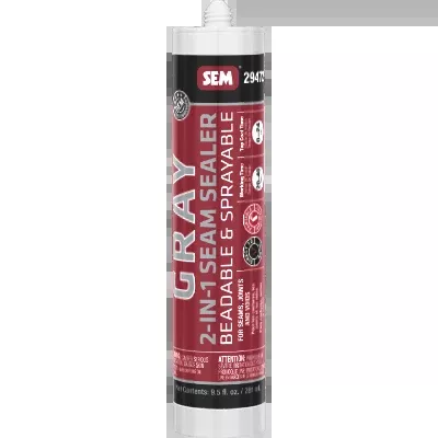 SEM 2-In-1 1K Sprayable Seam Sealer - Grey / Gray 29472