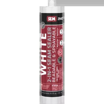 SEM 2-In-1 1K Sprayable Seam Sealer - White 29462