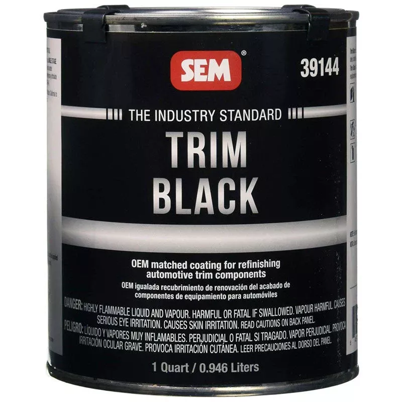 SEM 39144LV – Trim Black Low VOC (Quart)
