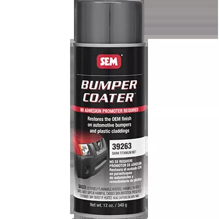 SEM 39263 – Bumper Coater, Dark Titanium Metallic (16 oz Aerosol)