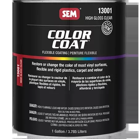 SEM ColorCoat High Gloss Clearcoat (Gal, Qt, or, Aero)