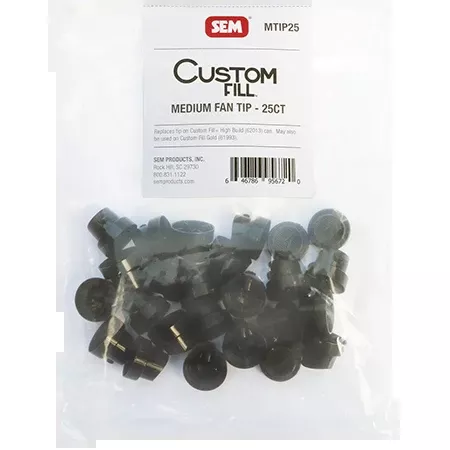 SEM Custom Fil Medium Fan Tip - 25 Pack MTIP25