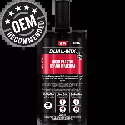 SEM Dual-Mix Rigid Plastic Repair Material 40887