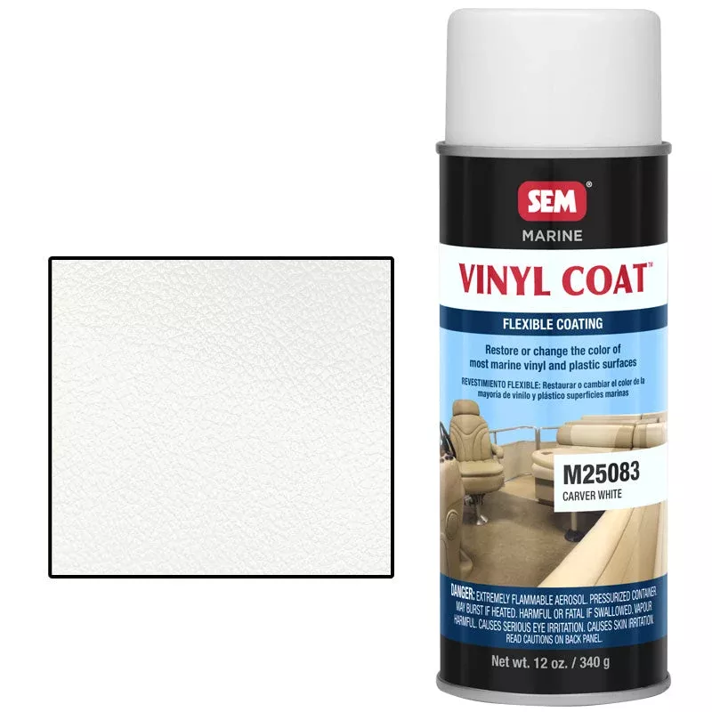 SEM-M25083 VINYL COAT™ CARVER WHITE