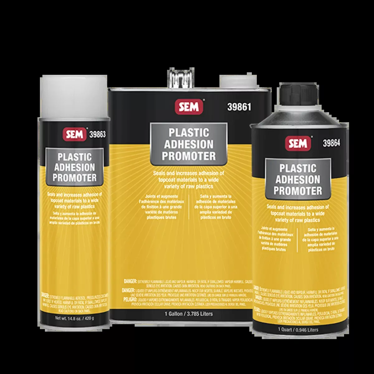 SEM Plastic Adhesion Promoter Choose Gallon, Quart, or Aerosol