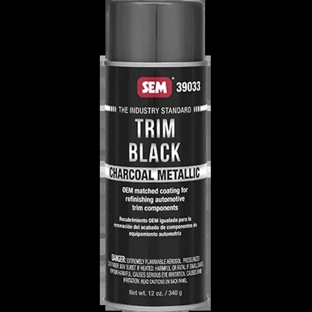 SEM Trim Black Aerosol - Charcoal Metallic 39033