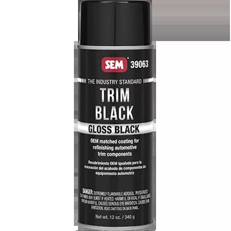 SEM Trim Black Aerosol - Gloss Black 39063