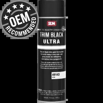 SEM Trim Black Ultra Aerosol - Satin 49143