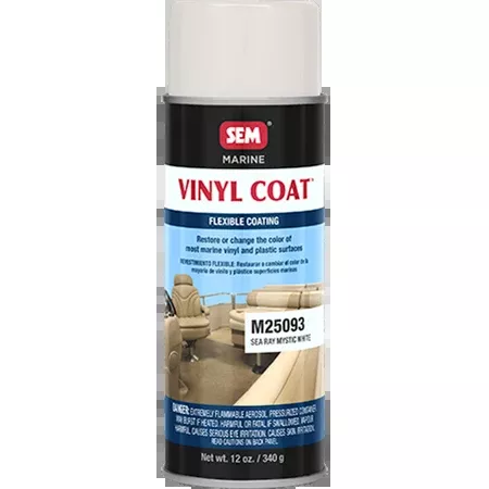 SEM Vinyl Coat Aerosol - Sea Ray Mystic White 25093