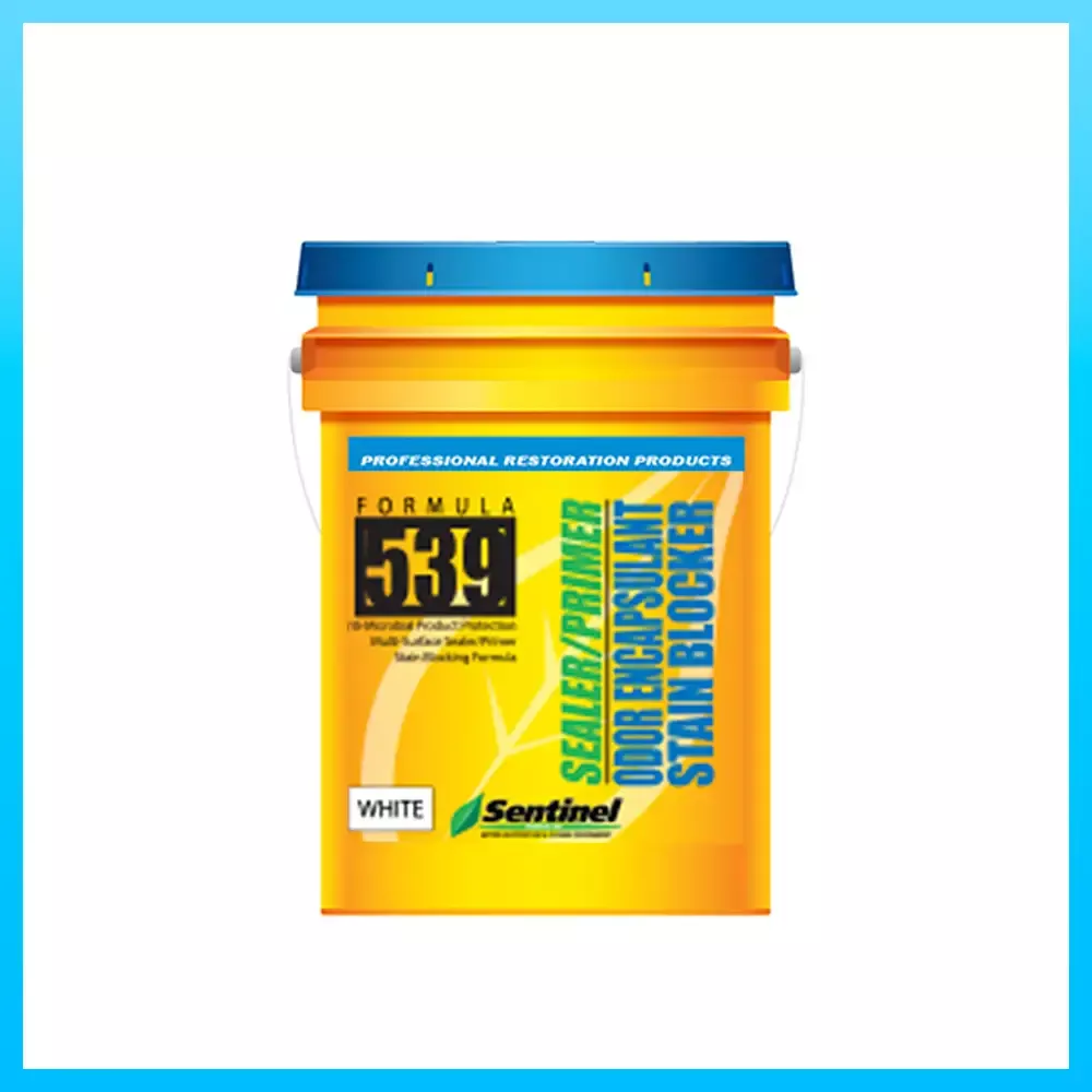 Sentinel | Formula 539 Stain & Odor Encapsulant w/ Antimicrobial (White) | Pail
