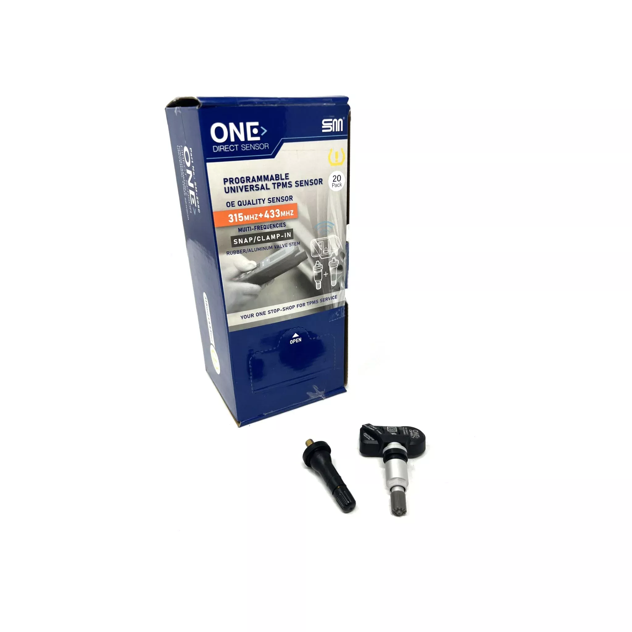 Siming One-Direct Universal TPMS Sensor - Dual Valve - 20 Pack