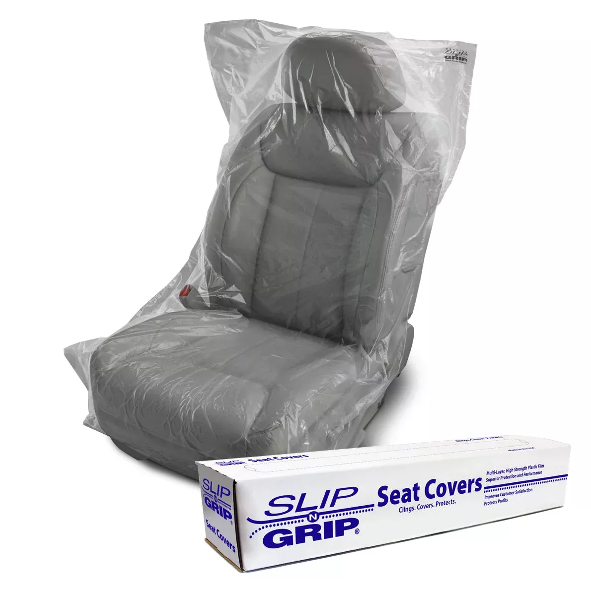 Slip N Grip Plastic Seat Cover - Premium - Roll of 250
