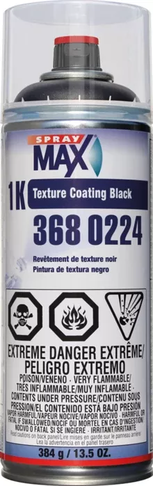 SprayMax Black 1K Texture Coating Aerosol SPM.3680224