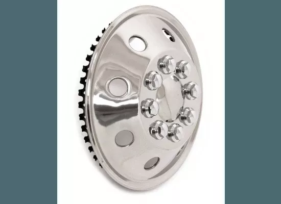 Stainless Steel RV / Motorhome 16" Hubcaps AL160SS