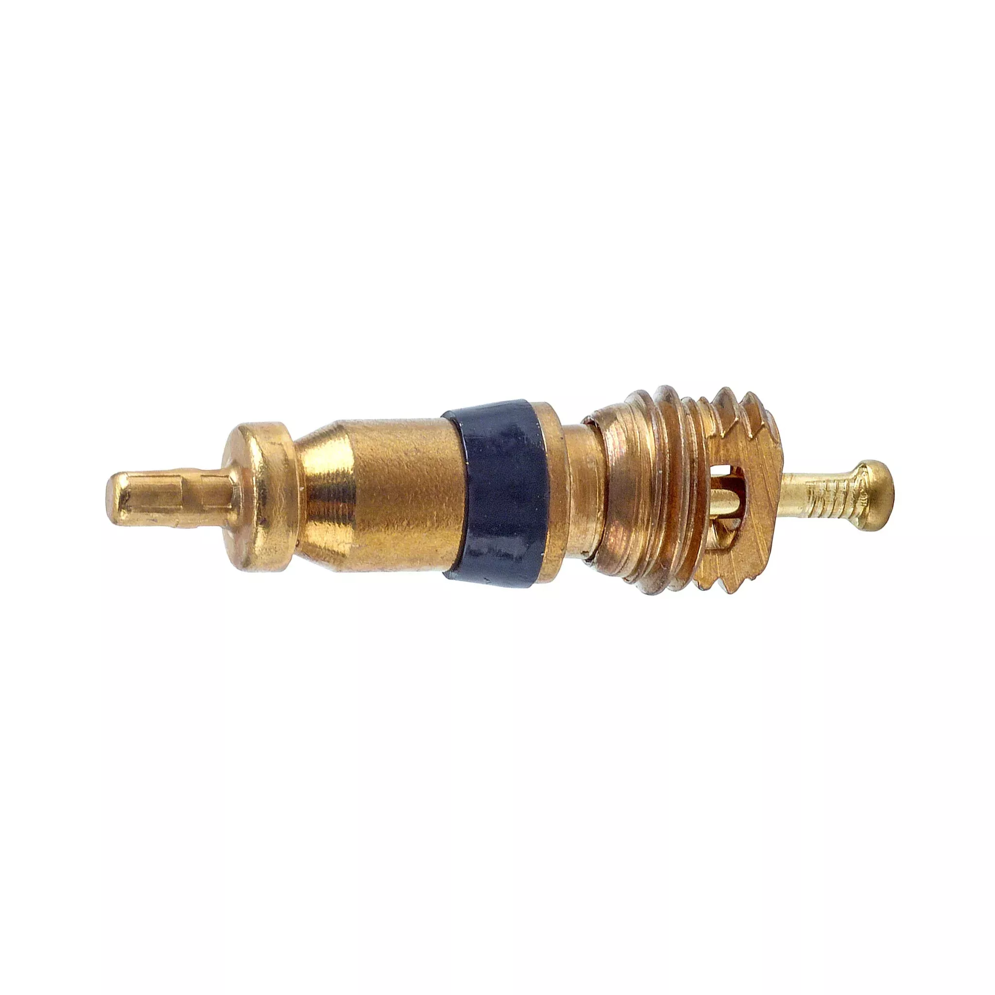 Standard Bore Brass Valve Core - Black Seal - 100 pk