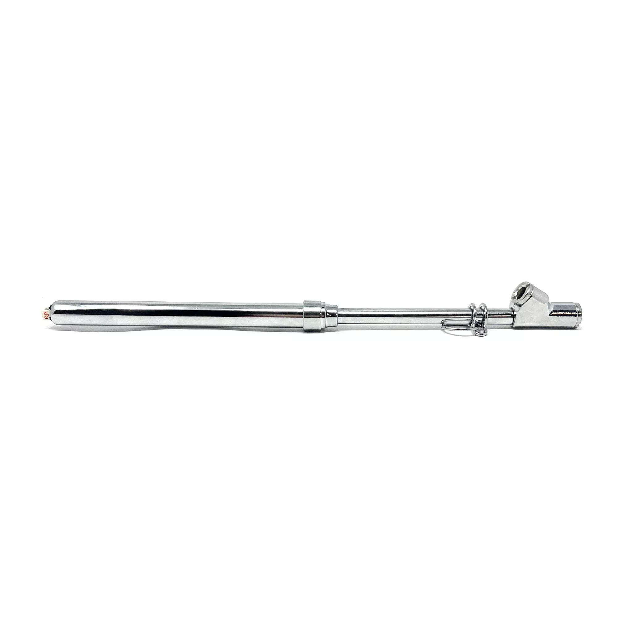 Straight-On Dual Foot Air Gauge - 12", 10-150 PSI, Chrome