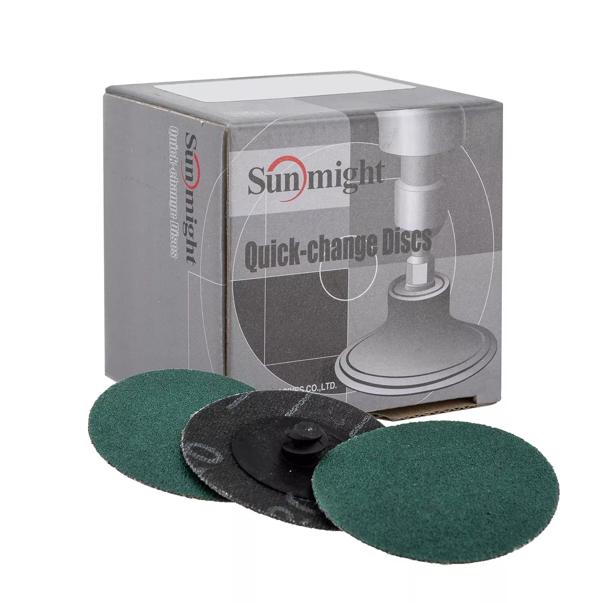 SUNMIGHT 00202 – 36 Grit Quick Change Disc (2″, 25 Pcs)