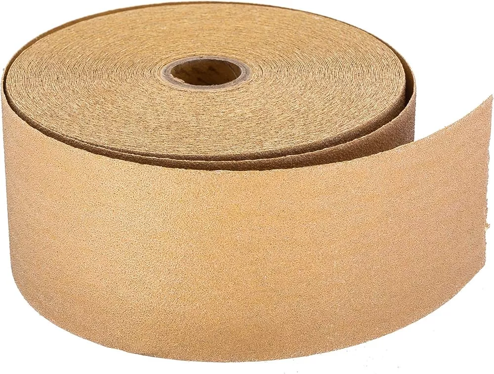 SUNMIGHT 22209 – 150 Grit Sticky PSA Gold Sheet Roll (2.75″ x 25 yd)