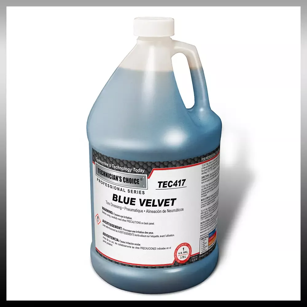 TECHNICIAINS CHOICE – TEC417 Blue Velvet Tire Dressing – Tire Dressing (1 Gallon)