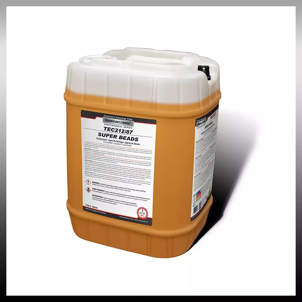 TECHNICIANS CHOICE – TEC212/87 Super Beads Rinse Agent – Water Bead (5 Gallon)