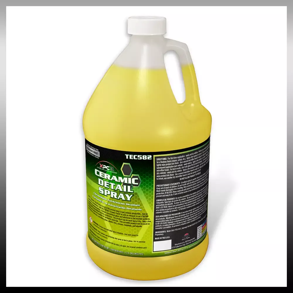 TECHNICIANS CHOICE TEC582 Ceramic Detail Spray -Ceramic Protectant (Case of 4 Gallons)