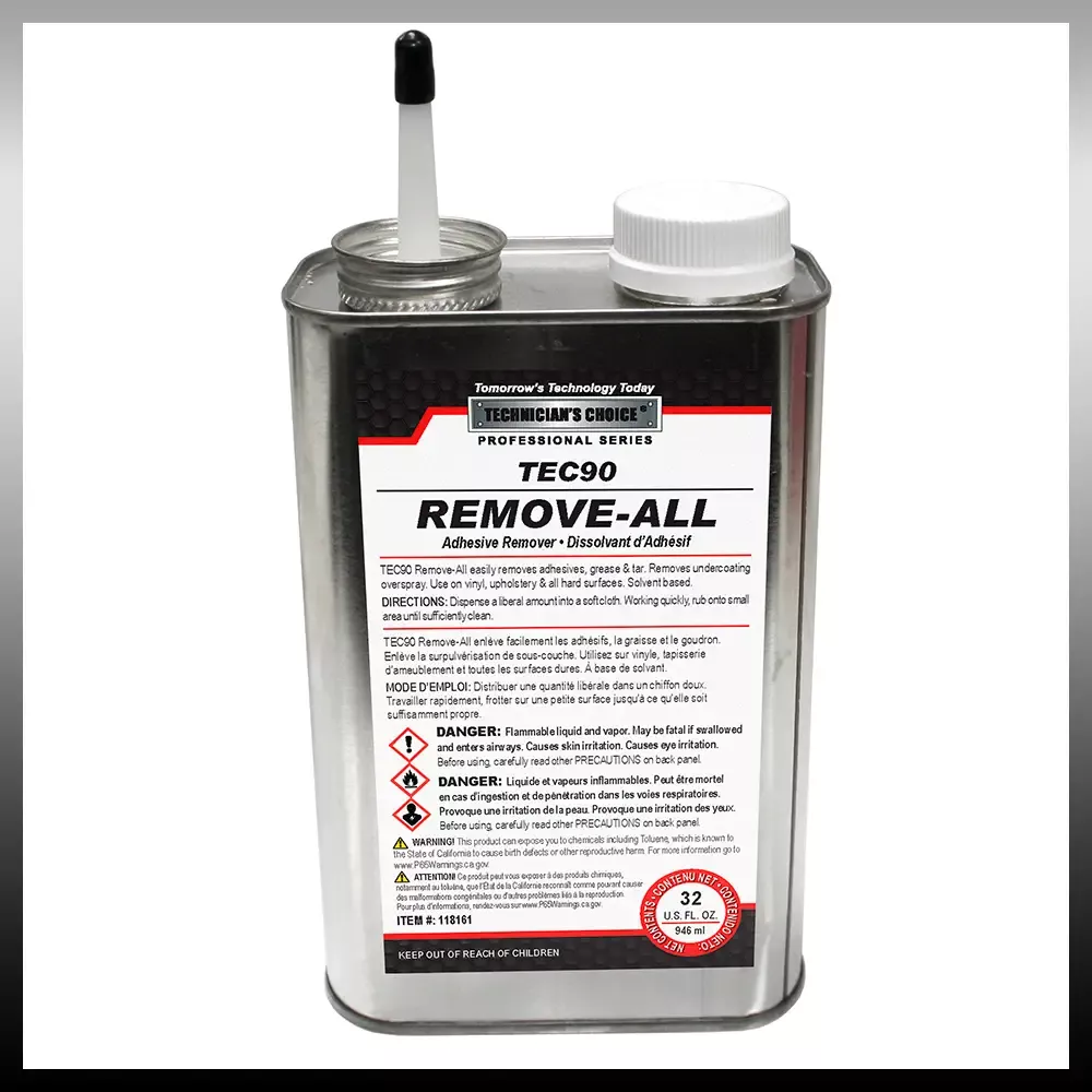 TECHNICIANS CHOICE – Tec9001 Remove-All Degreaser – Adhesive Remover (32 oz)