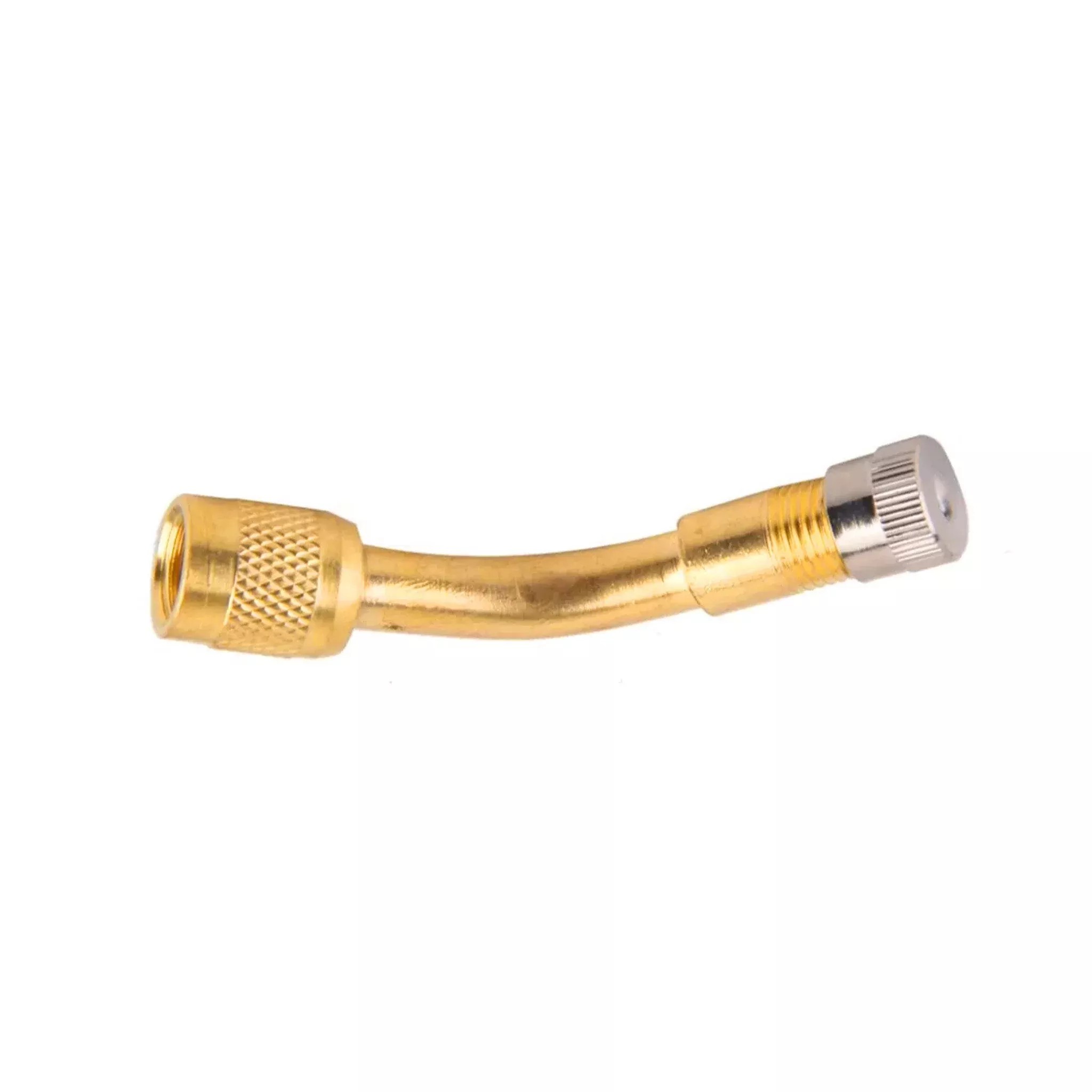 Tire Valve Extension, 135 Deg, Nickle Plated