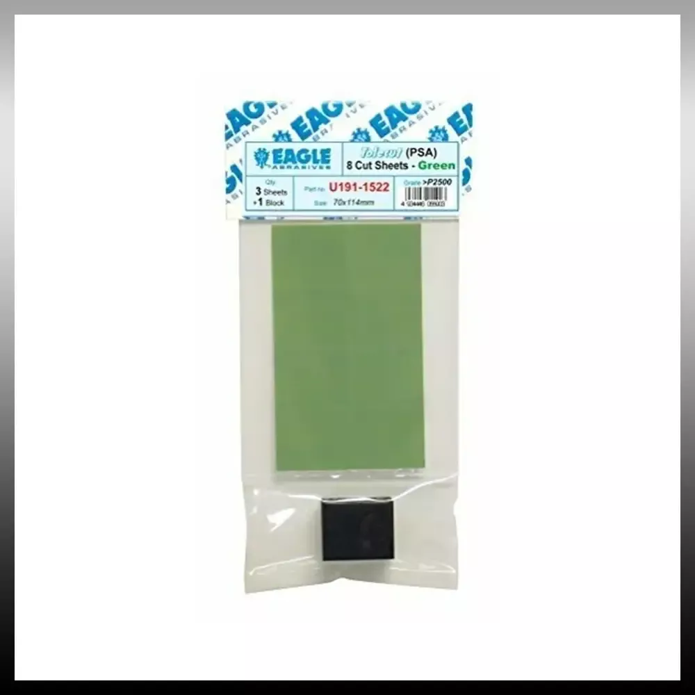 Tolecut Block Stickon Sheets – Green w / Block, K2500 (J. Pak)