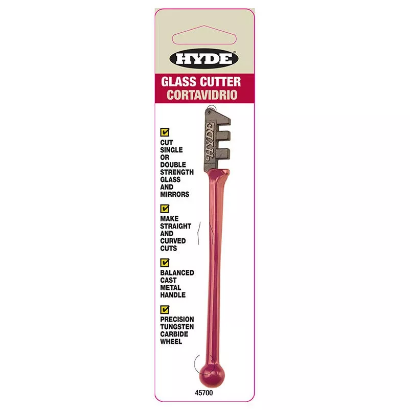 Tools 45700 Heavy-duty Glass Cutter With Tungsten Carbide Cutting Wheel