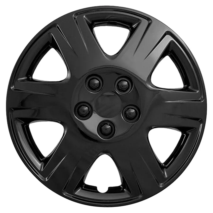 Toyota Corolla Style 15" Gloss Black Replacement Hubcaps 422-15BLK