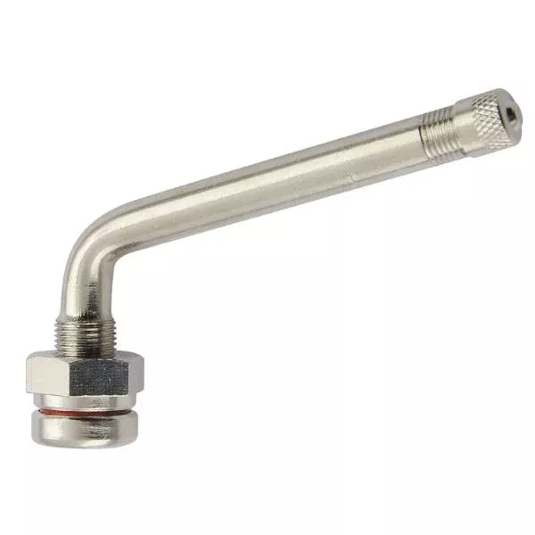TR545E - Clamp-In Truck Tire Valve - 75° Bend - 100pk
