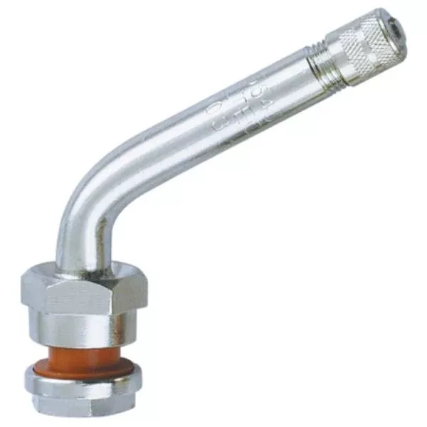 TR554D - Clamp-In Truck Tire Valve - 60° Bend - 100pk