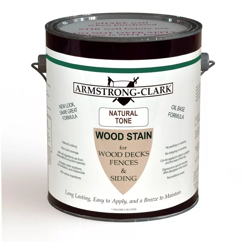 Transparent Matte Natural Tone Oil-based Wood Stain 1 Gallon