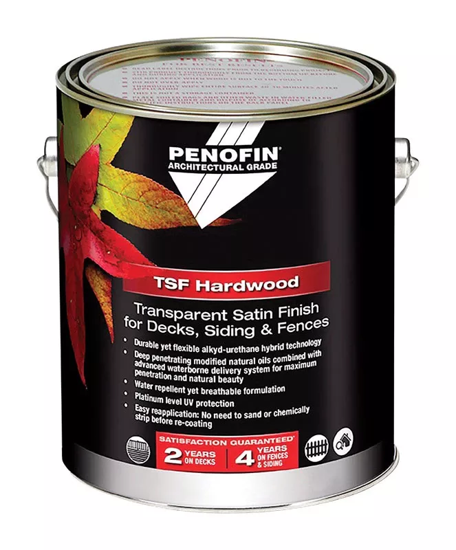 TSF Hardwood Transparent Satin IPE Water-Based Wood Stain 1 Gal.