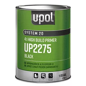 U-Pol 2275 4:1 2K High Build Black PrimerW/ Standard Hardener
