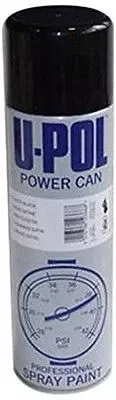 U-Pol 802 POWER Can Automotive Aerosol Matt Black - 500ml