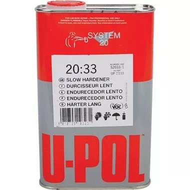U-POL Hardener, Slow (2333),Standard (2323), Fast (2303), 1 QT