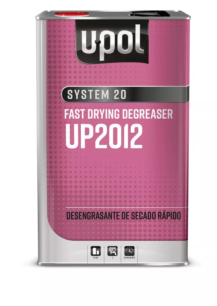 U-pol Solvent Based Panel Wipe & Degreaser 5 Liter, UP2012, UP2022