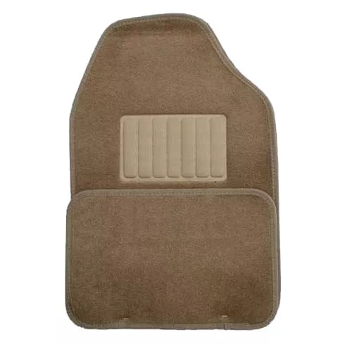 Universal Car & Truck Dark Tan Carpet Floor Mats Set of 4 CCFMDT