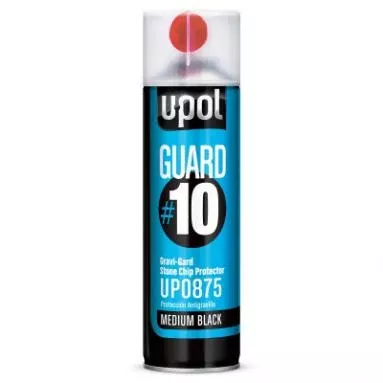 UPOL 0875 Guard #10 Stone Chip Protector Aerosol BLACK