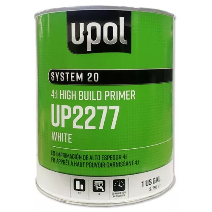 Upol 2277 System 20 4:1 High Build Primer White - 1 Gallon