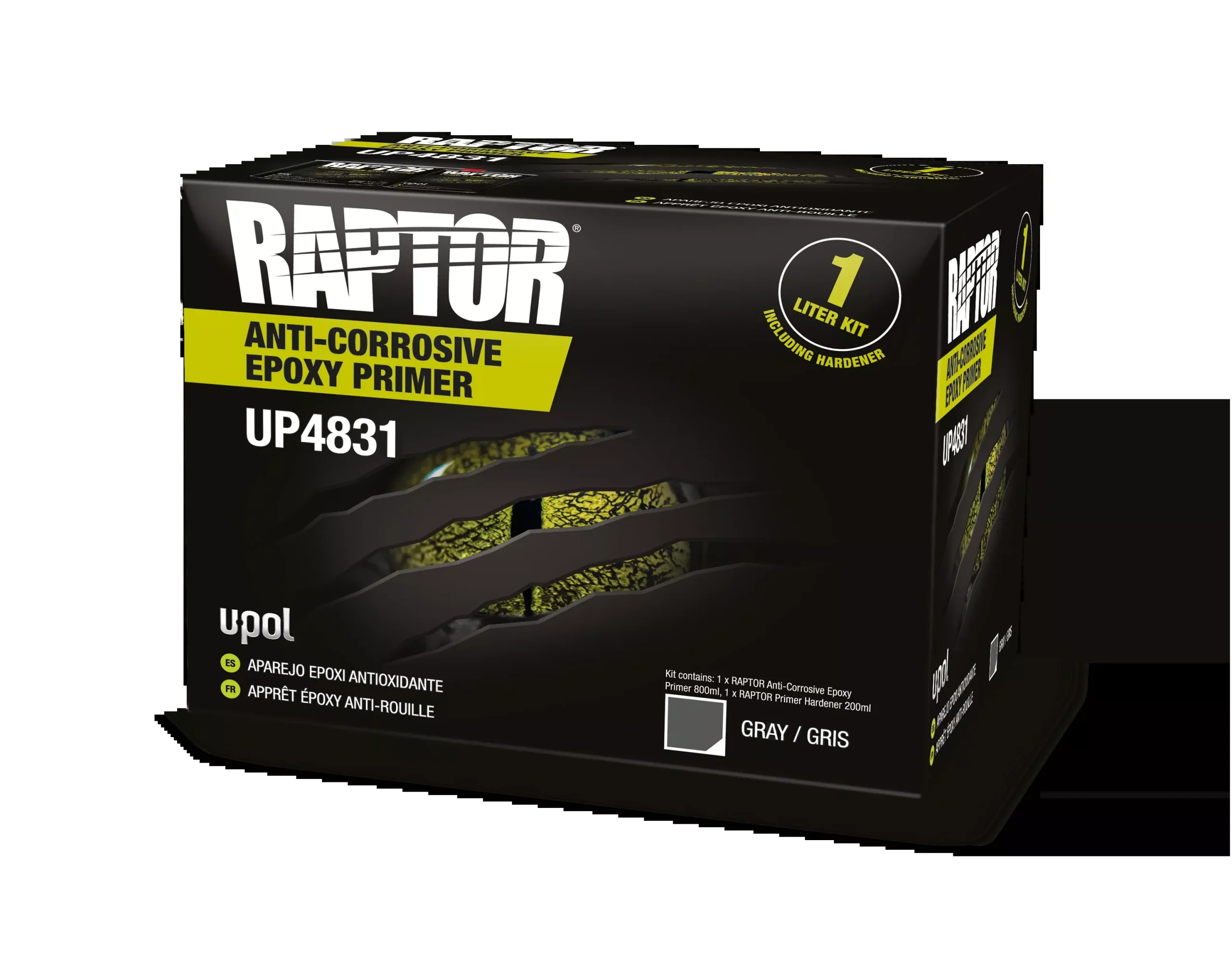 Upol 4831 RAPTOR 4:1 Anti-Corrosive Epoxy Primer 1 Liter