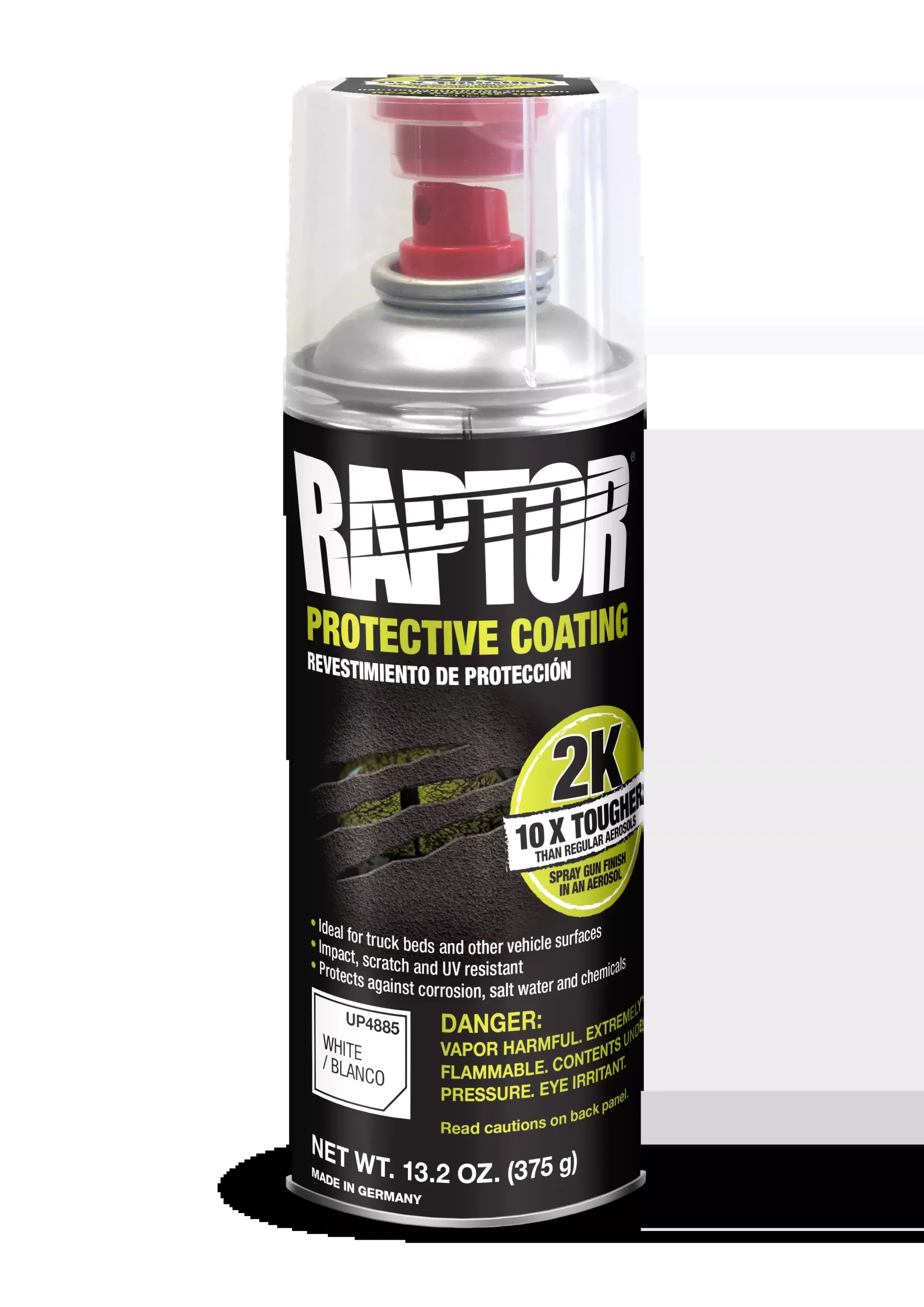 Upol 4885 RAPTOR UP4885 White Bedliner 2K Aerosol