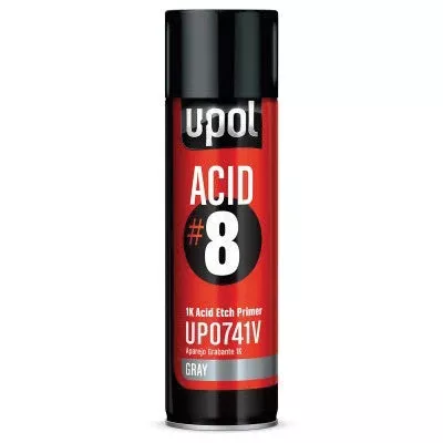 Upol 741 Acid#8 - Etch Primer M.I.R. Compliant, Gray, Aerosol