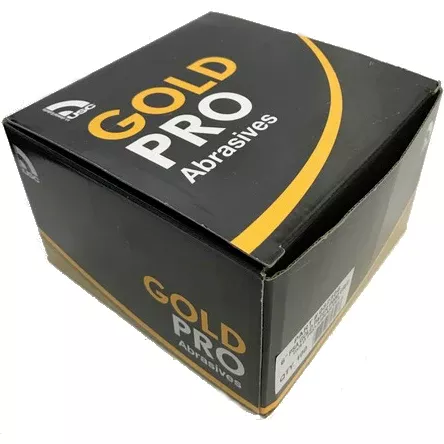 USC Gold Pro Sanding Disc – 6 in, Hook & Loop, Wet/Dry (P40–P4000, 50 ct Box)