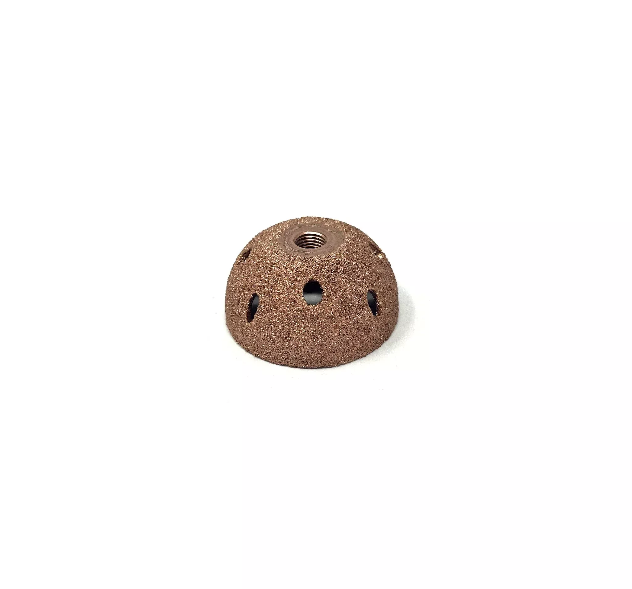 Vented Copper Contour Wheel 2” X 1” AH, 60 Grit