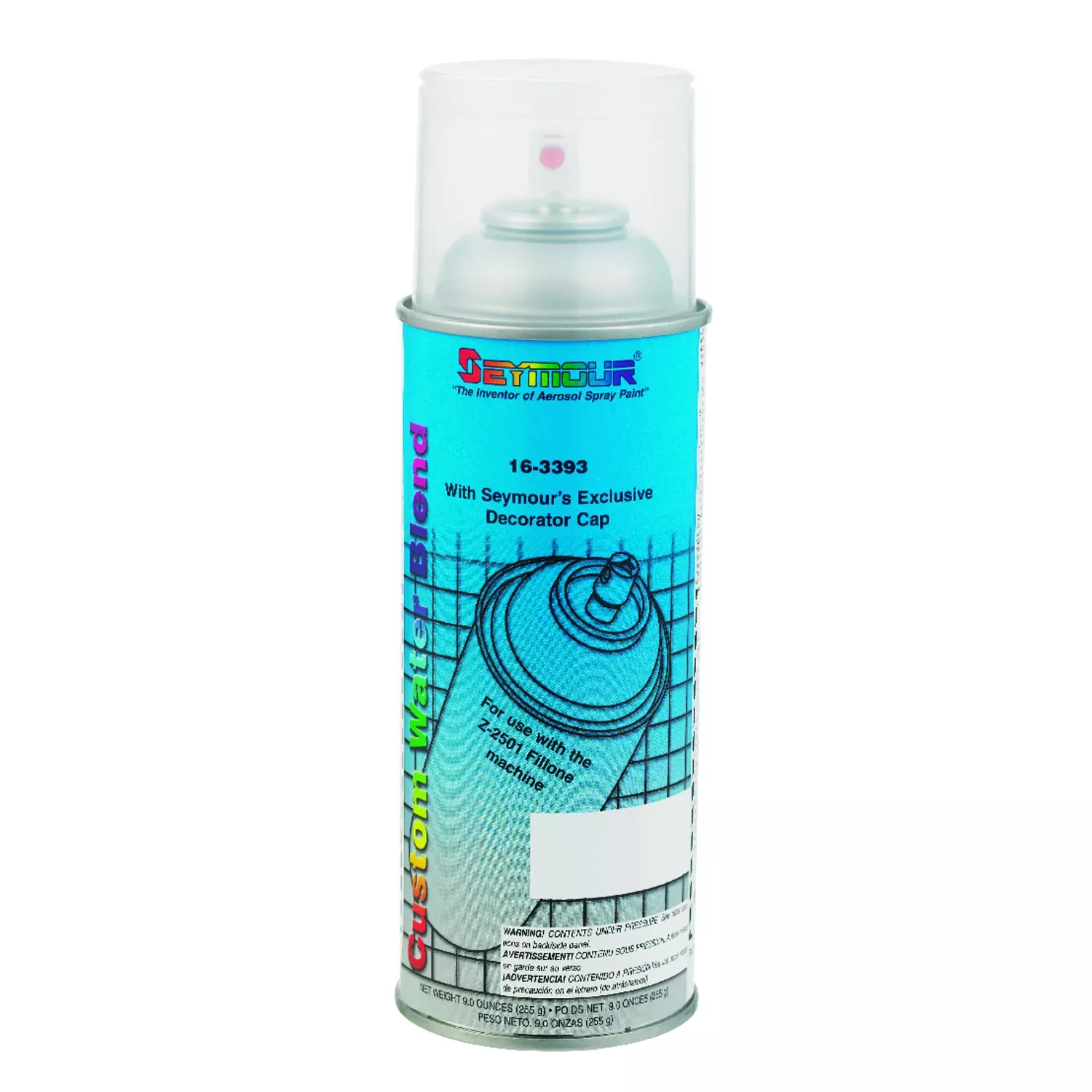 Water Blend Spray Can For No Clean Fill Machine, 12-oz.