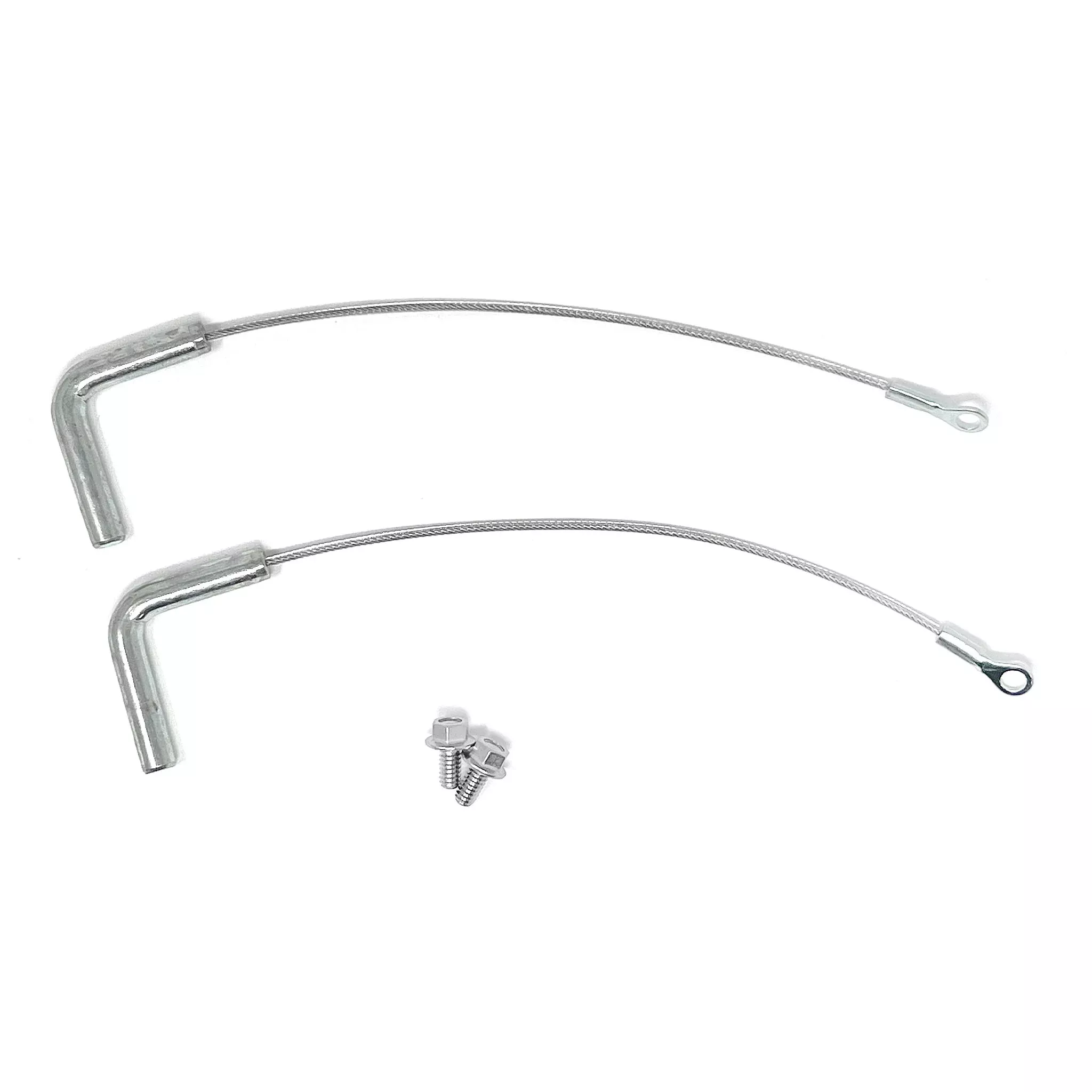 Wheel Aligner Turnplate Locking Pins w/ Cable + Hardware (2 pc)